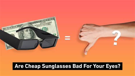 are cheap glasses bad for your eyes